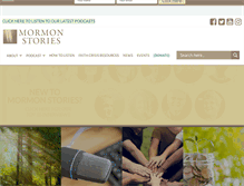 Tablet Screenshot of mormonstories.org